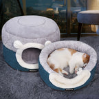 HOOPET Cat Bed House Plush Winter Sleeping Mat