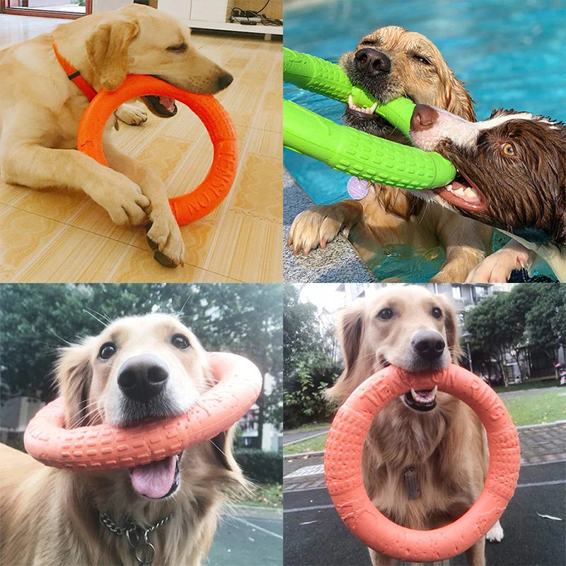 Dog Ring Puller Flying Disk Interactive Toy for Dogs