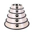 Stainless Steel Dog Cat Bowls - Non-Slip Feeder Set