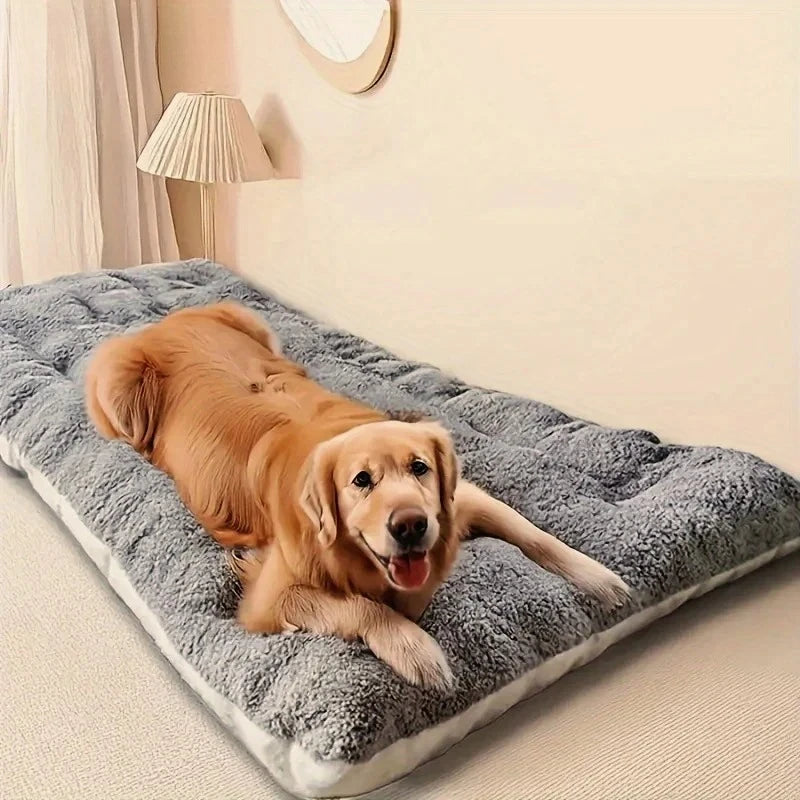 Large Plush Dog Bed Sofa Thickened Fiber Pet Mat