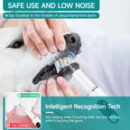 Ultrasonic Dog Tooth Cleaner with LED Light