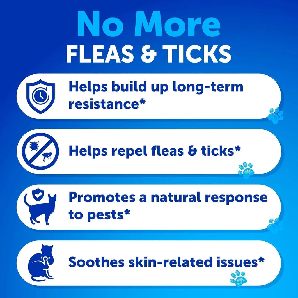 Cat Flea & Tick Control Chewables - Taurine for Cats