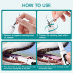Ultrasonic Dog Tooth Cleaner with LED Light