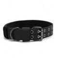 Durable Nylon Tactical Dog Collar for Medium Large Dogs