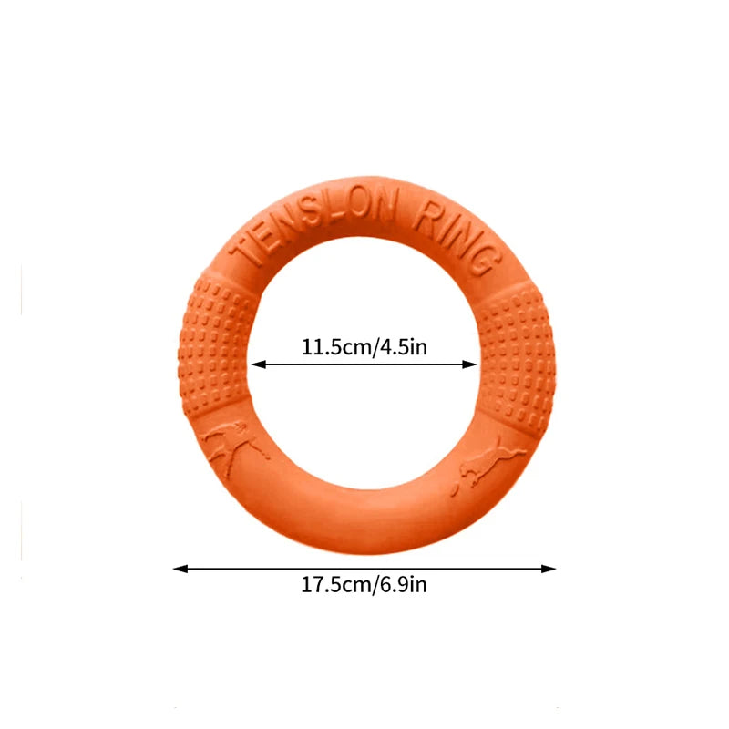 Dog Ring Puller Flying Disk Interactive Toy for Dogs